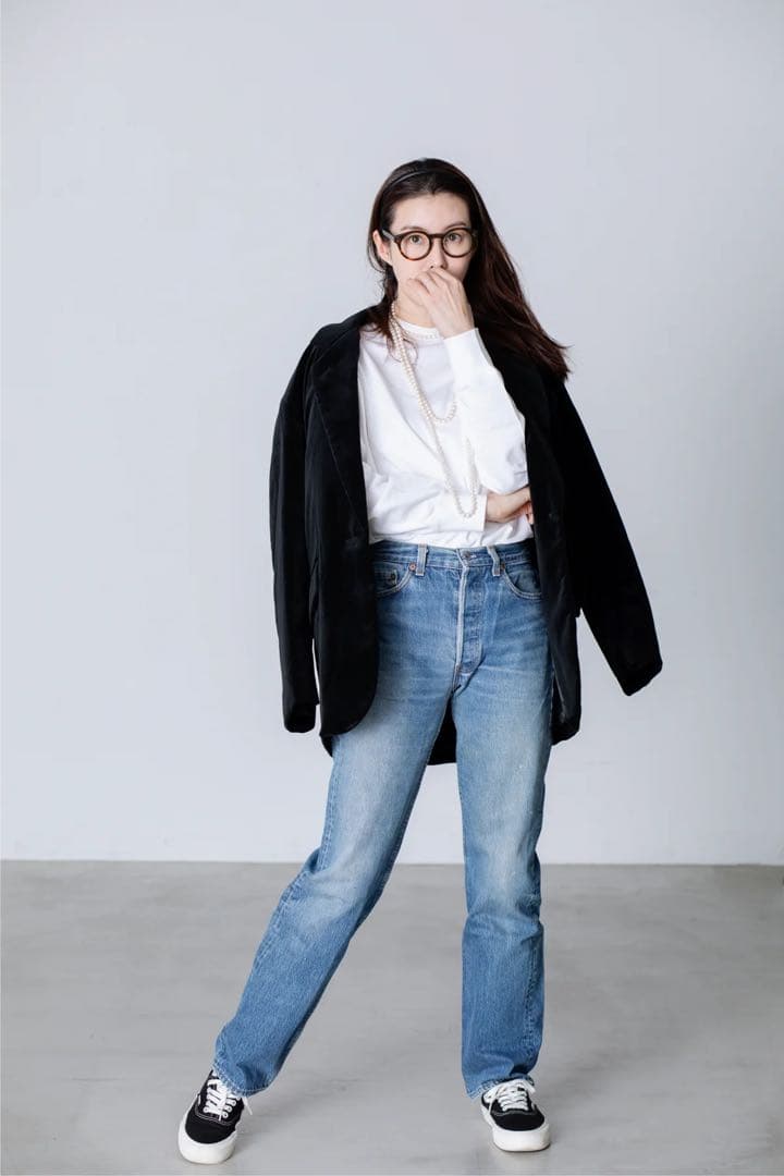 MY WEAKNESS 2025AW VELVET JACKET 新品タグ付き