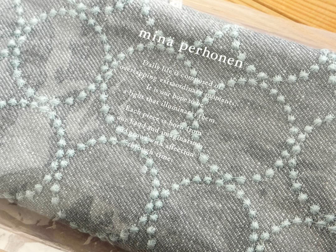 ミナペルホネン　mina perhonen　クッションカバー　タンバリン　日本製