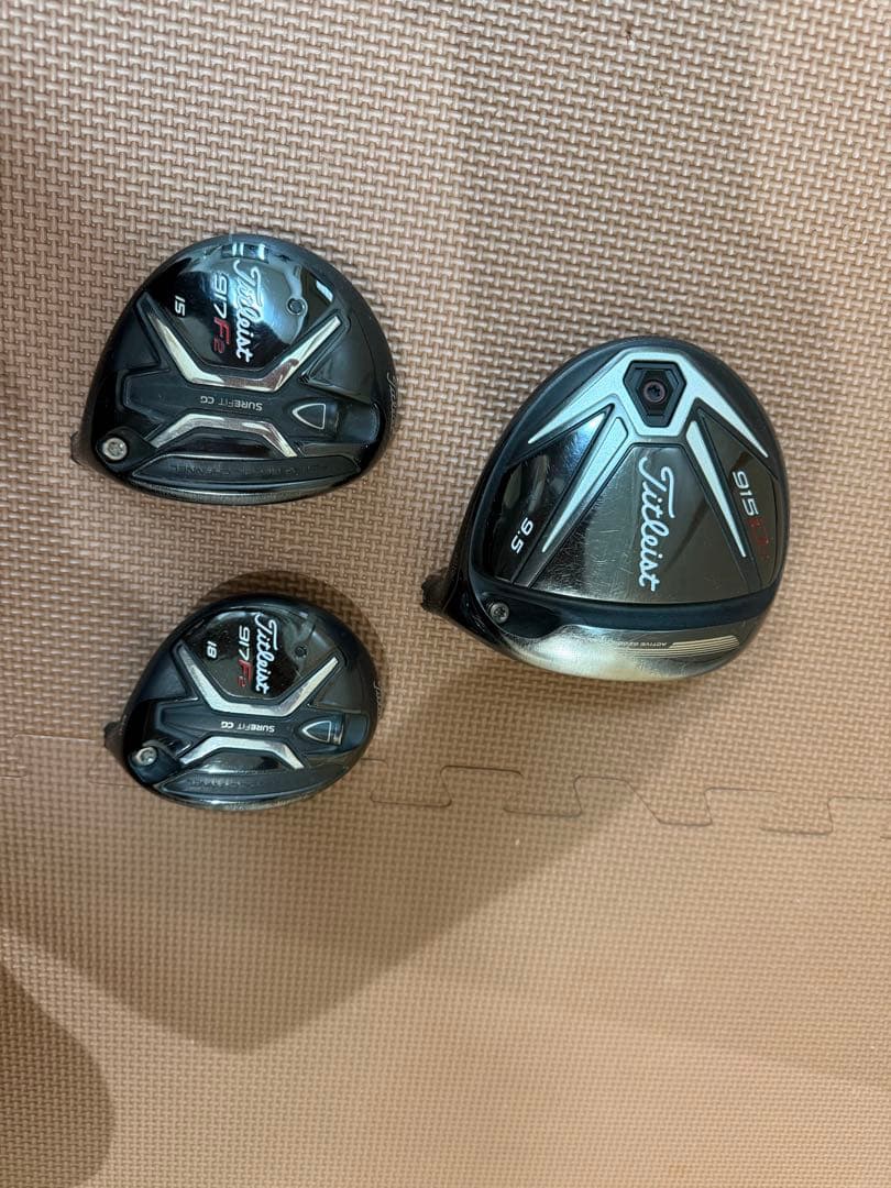 Titleist 915ドライバーと917フェアウェイウッドセット
