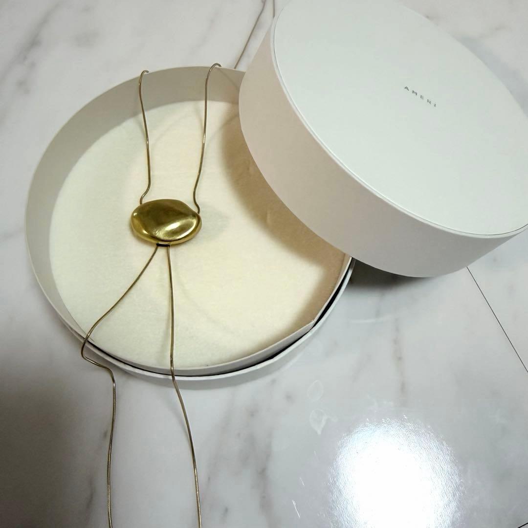 アメリ 2WAY STONE LIKE SLIDE CHAIN NECKLACE