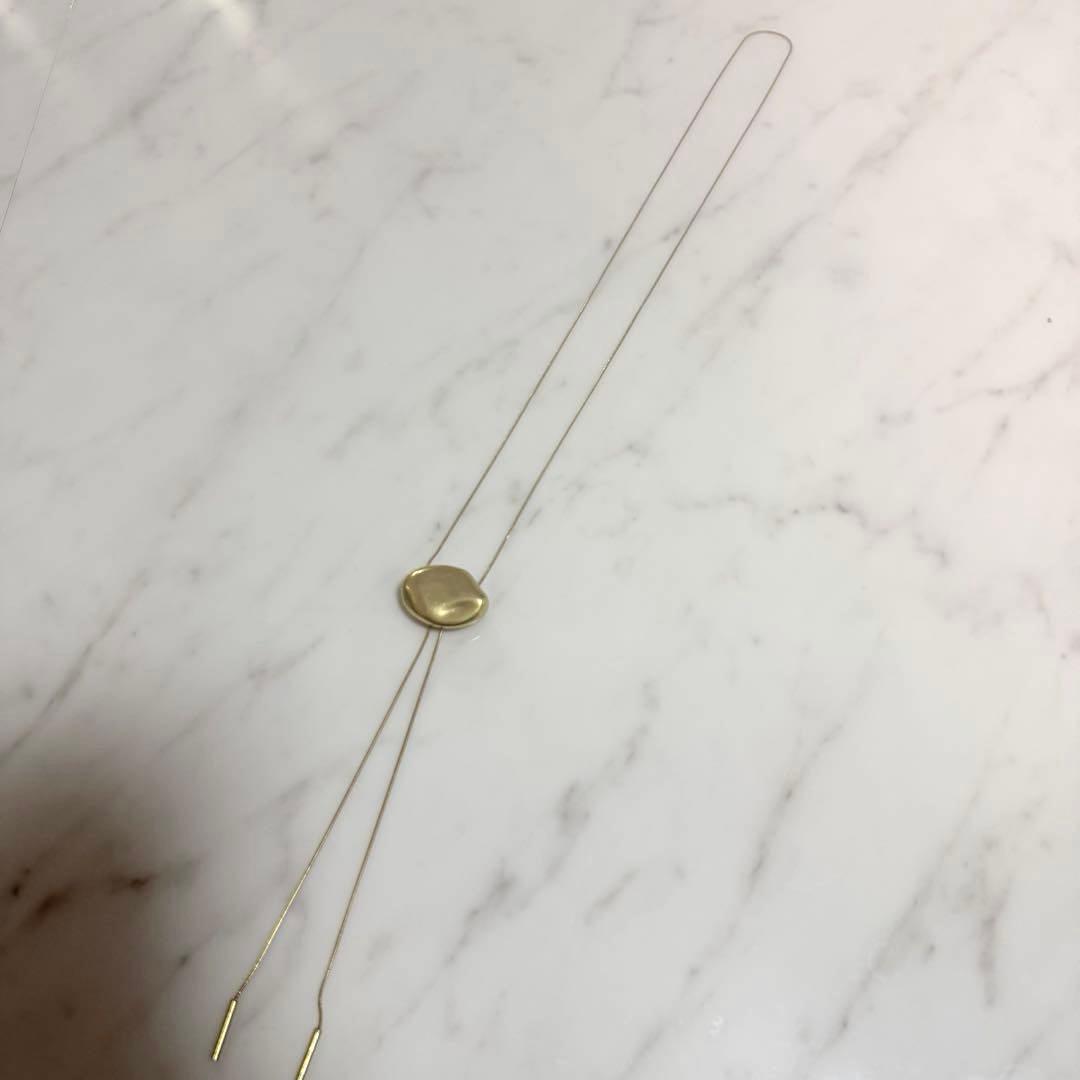 アメリ 2WAY STONE LIKE SLIDE CHAIN NECKLACE