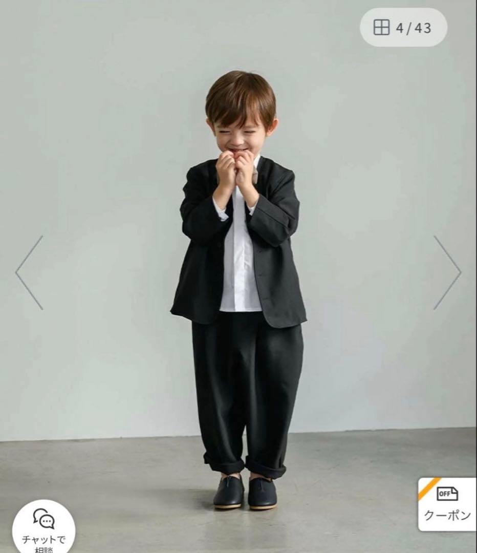 riziere フォーマルスーツ 3点セット　150 ブラック