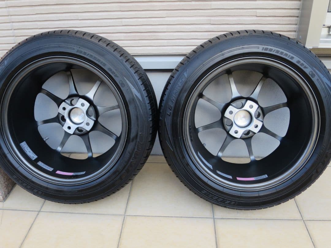 RAYS CE28CR 15インチ7JJ＋ダンロップルマンV185/55R15