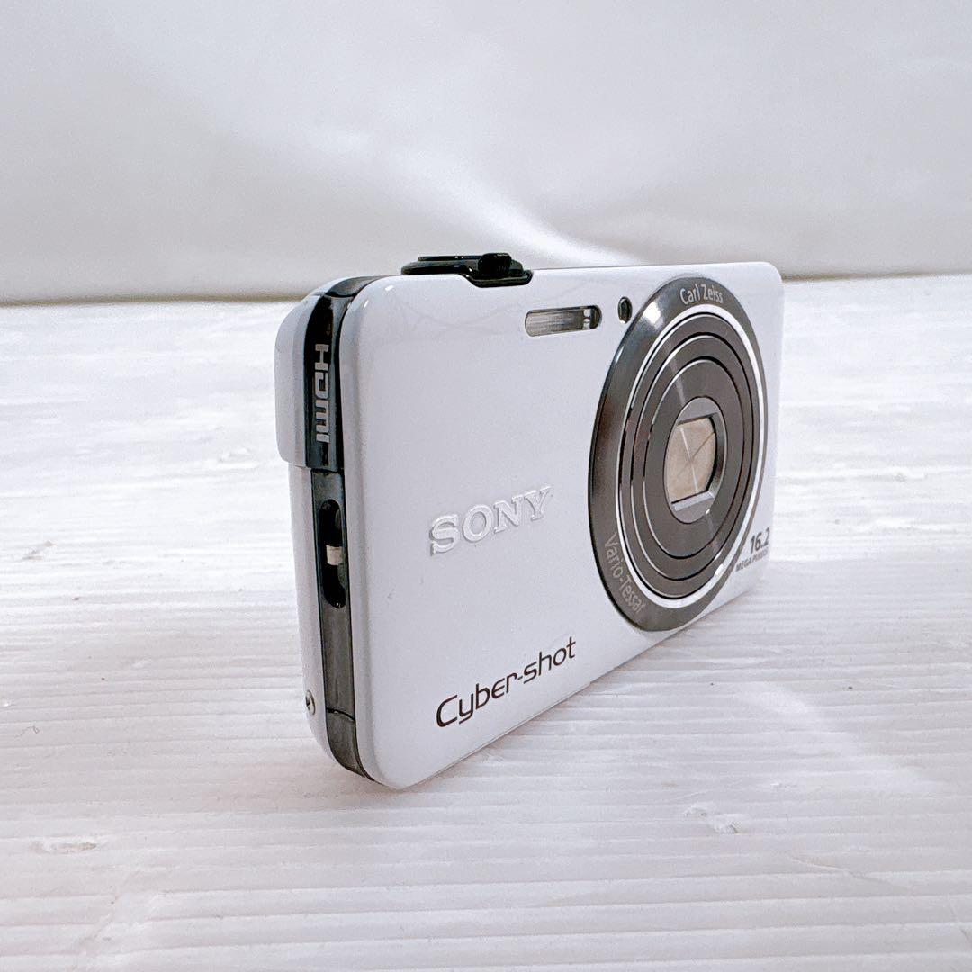 【極美品】Sony ソニー DSC-WX7 サイバーショット ホワイト デジカメ