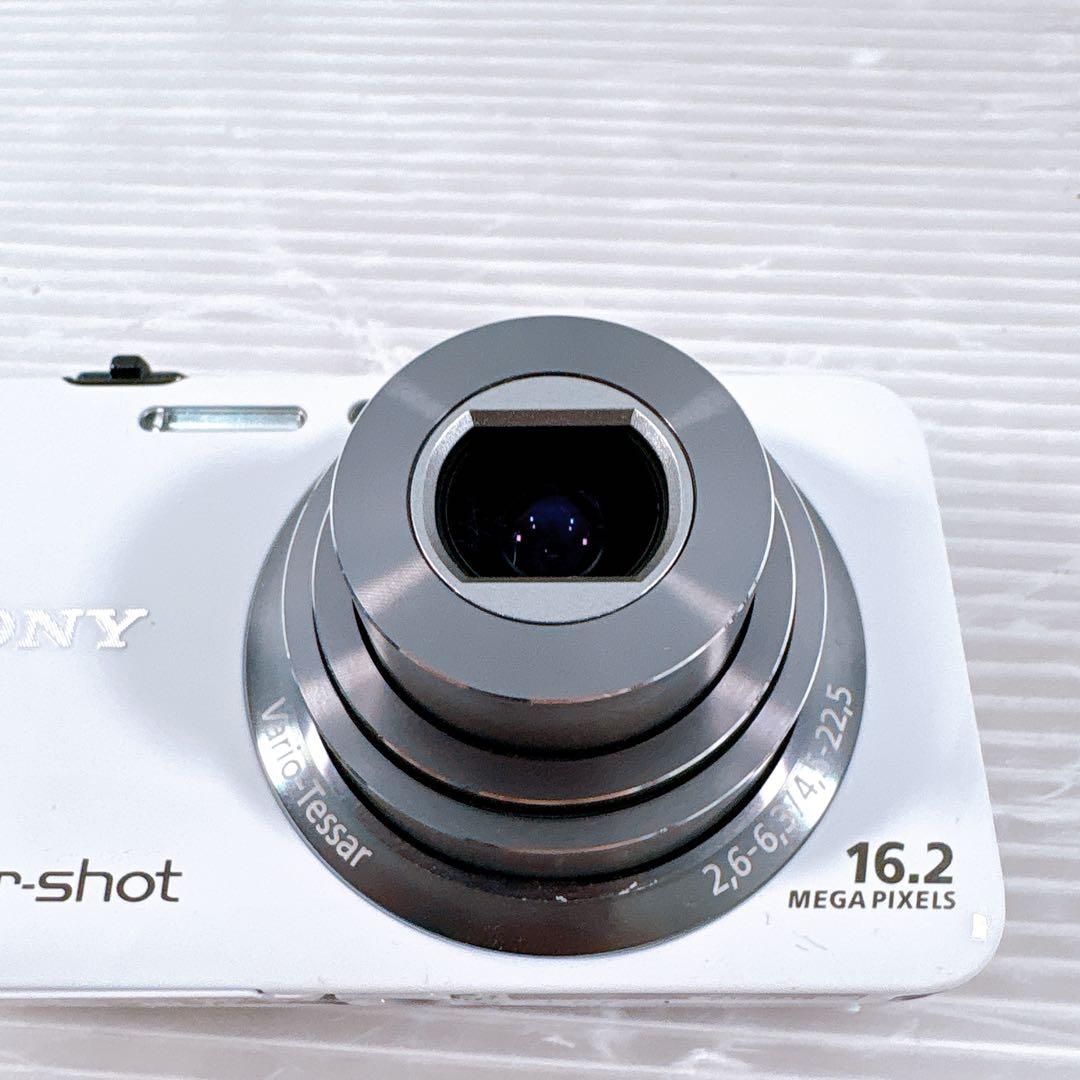 【極美品】Sony ソニー DSC-WX7 サイバーショット ホワイト デジカメ