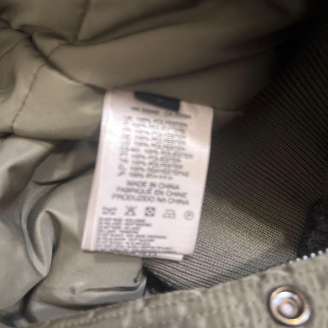 DIESELファー付きオリーブボンバージャケット