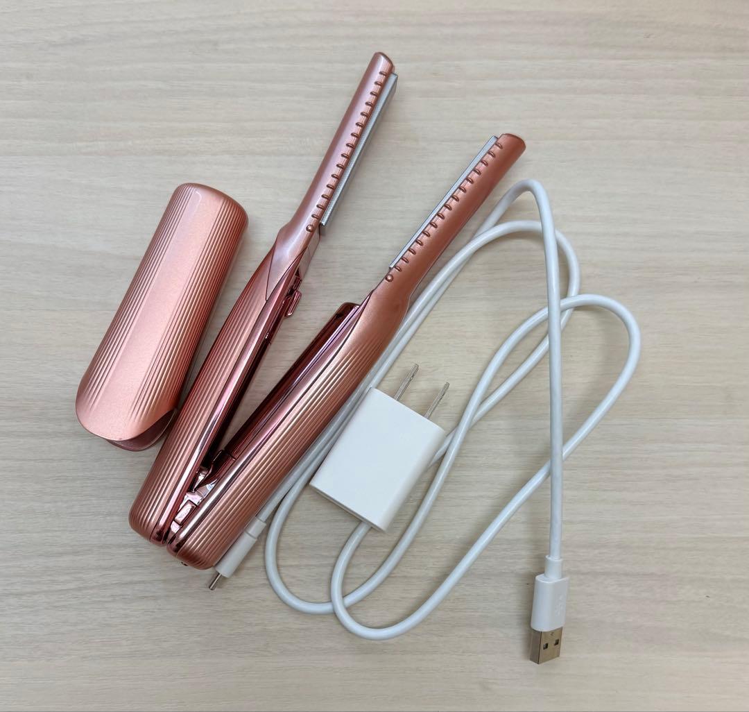 リファ　フィンガーアイロン コードレス ローズゴールド色