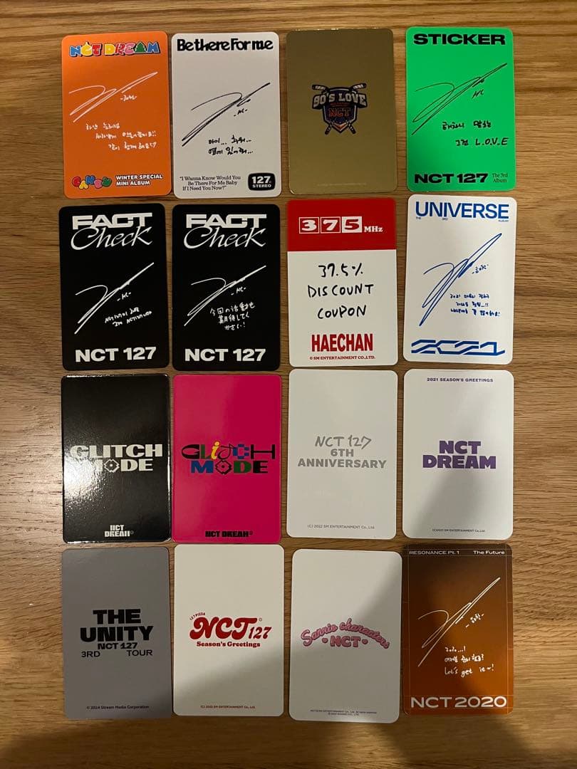 NCT127 NCT DREAM ヘチャン トレカ まとめ売り