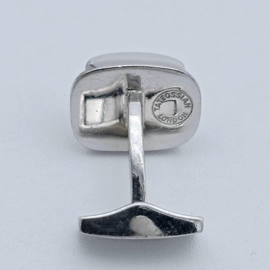 ★TATEOSSIAN★ カフリンクス ストーン ブルー SV925 シルバー