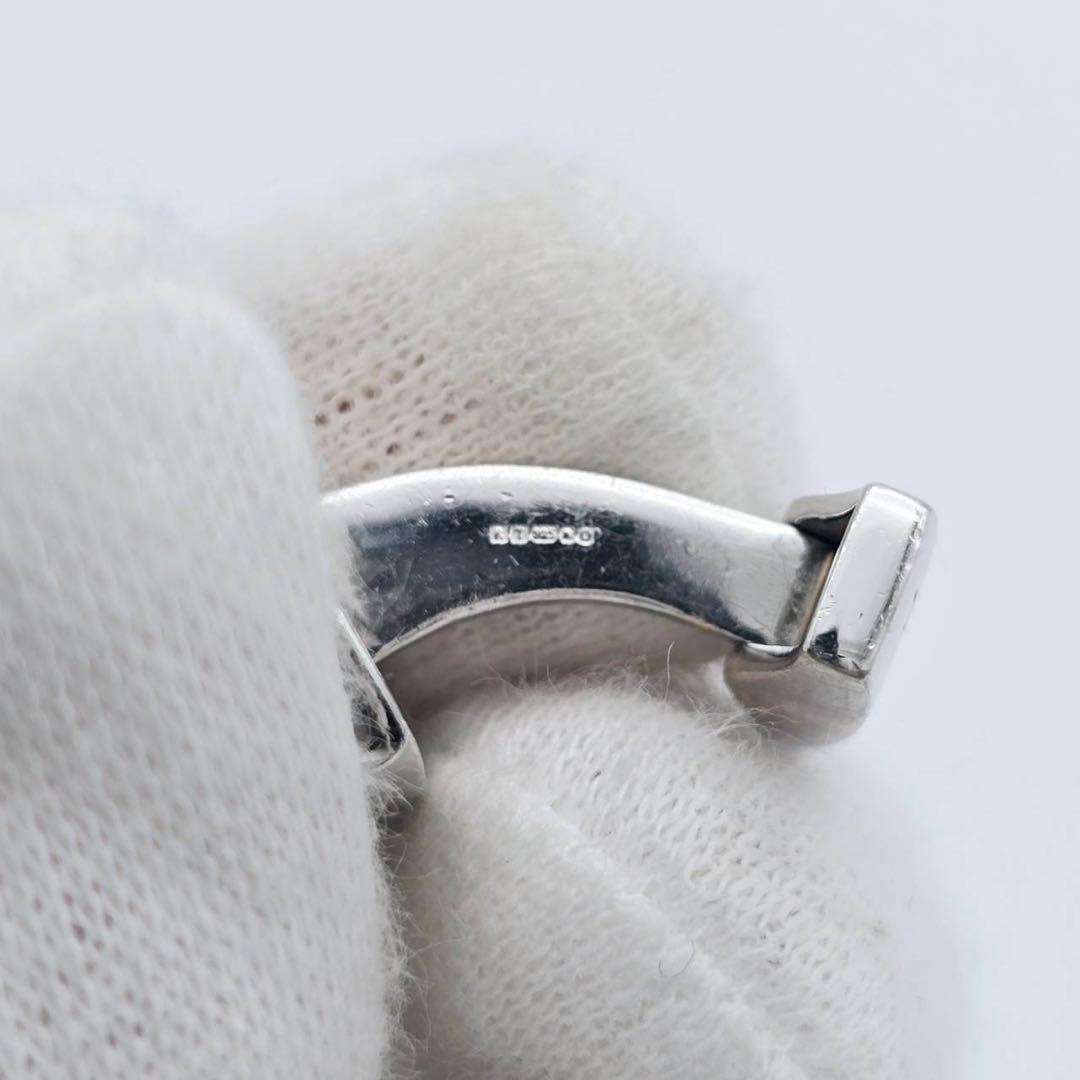 ★TATEOSSIAN★ カフリンクス ストーン ブルー SV925 シルバー