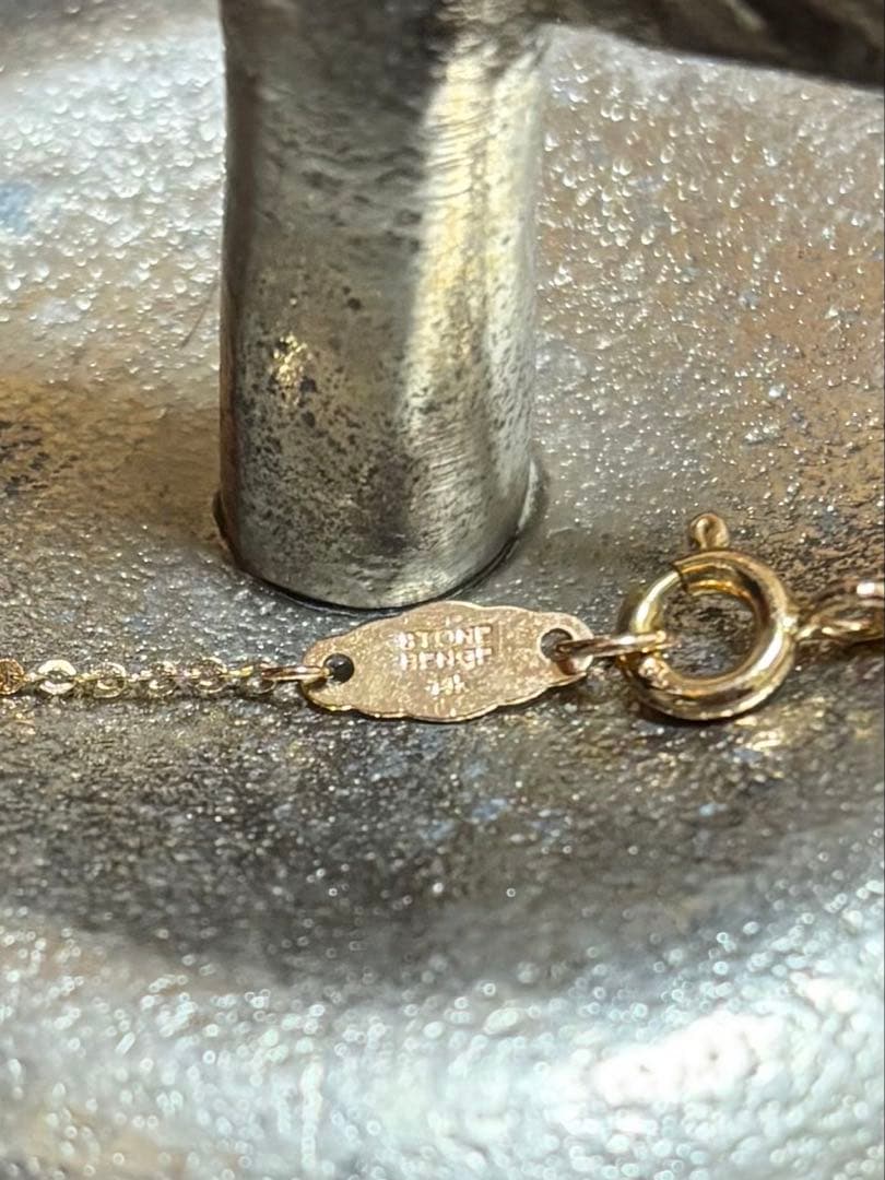 STONE HENgE ストーンヘンジ 14K ローズゴールド ネックレス