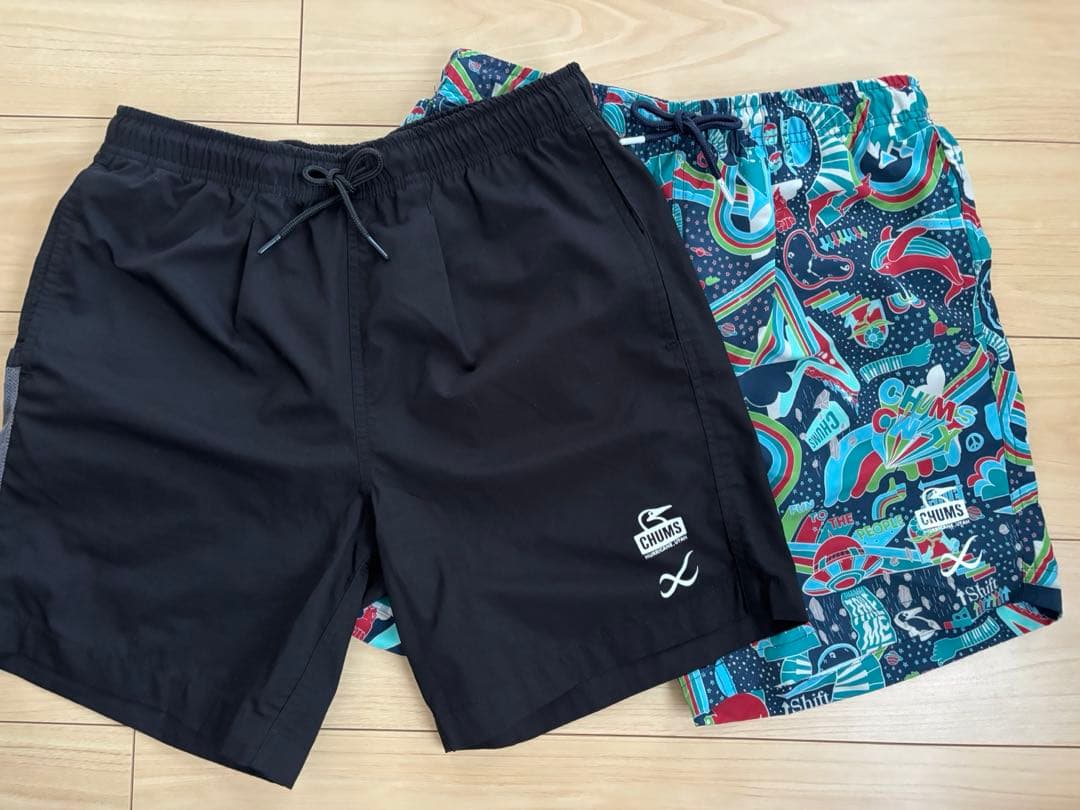 CWX CHUMS コラボ　ポケット付きショートパンツ2色セット