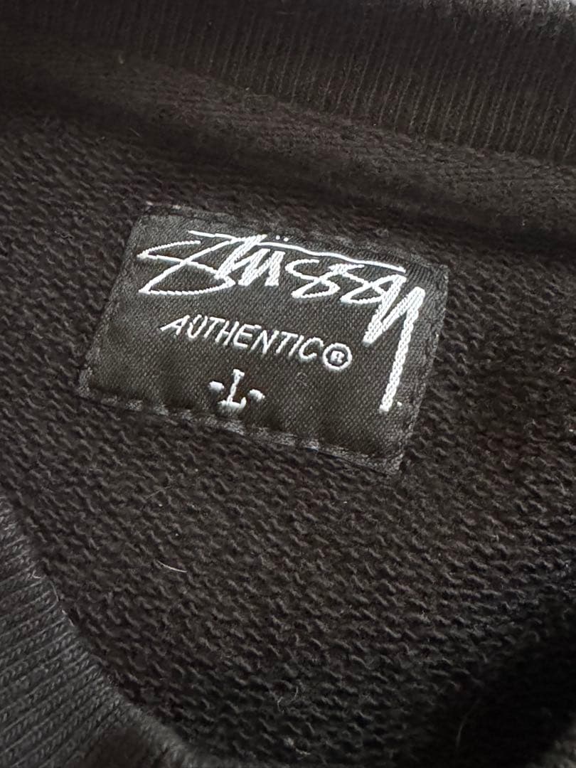 Wappen” old stussy Black スウェット L 00s