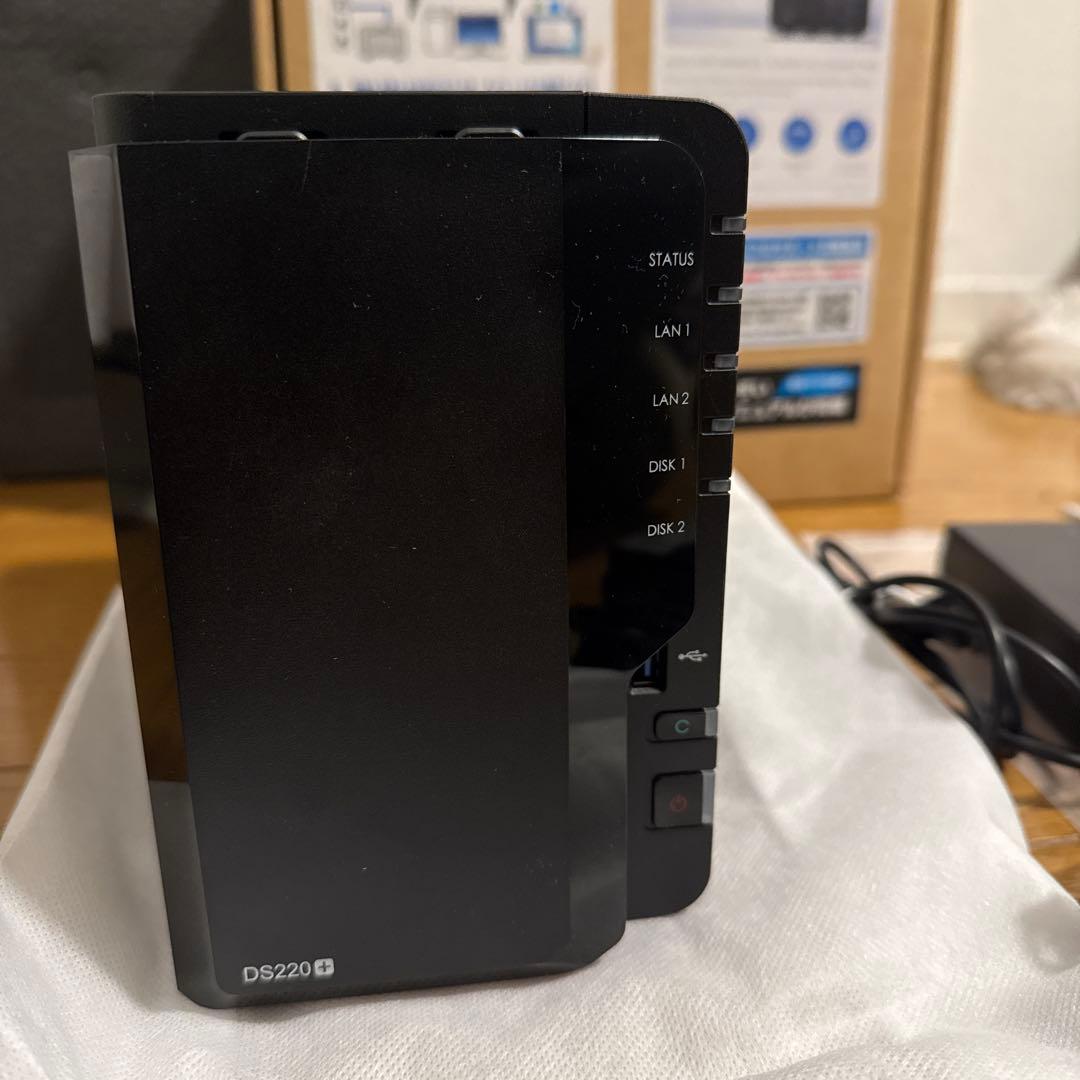 【NAS+24TB容量HDD+追加16Gメモリ】Synology DS220+