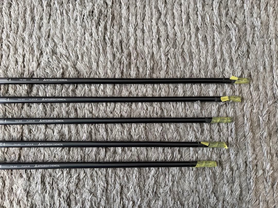 MITSUBISHI TENSEI 60 R アイアン シャフト 5本セット