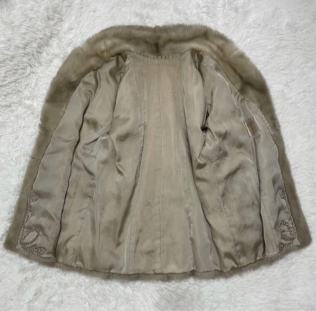 ミンク毛皮　ファーコート　Ｌサイズ　11号