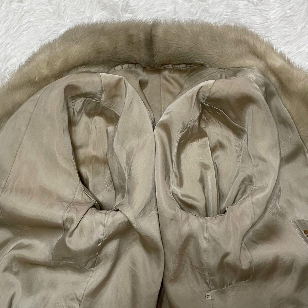 ミンク毛皮　ファーコート　Ｌサイズ　11号