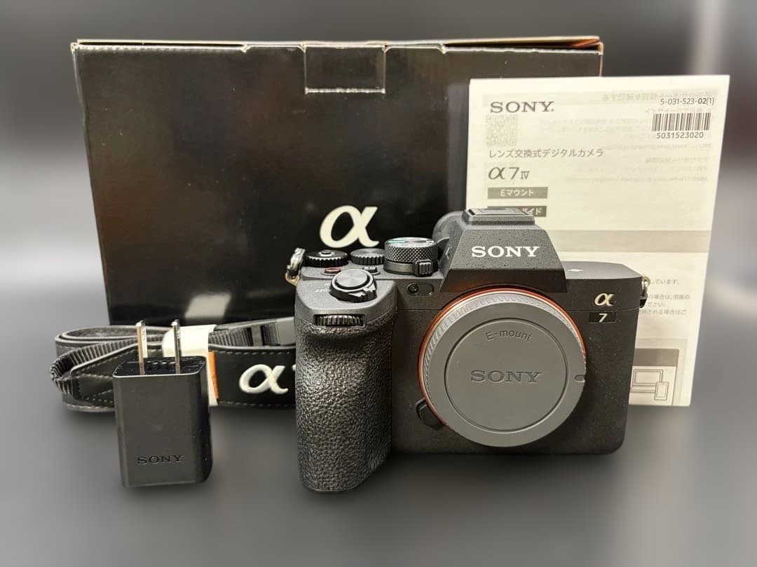 【基盤交換済】SONY α7Ⅳ ボディ（ILCE-7M4）プロ清掃済・動作良好
