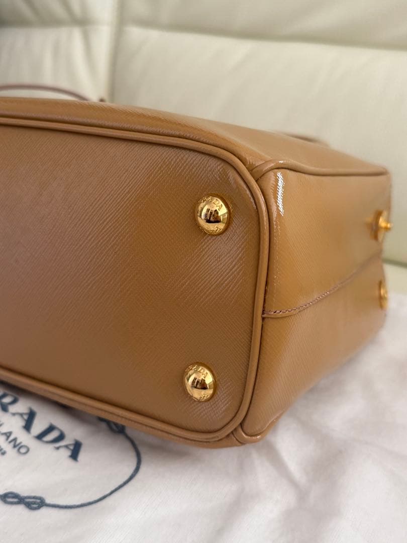 R&RPRADAガレリア サフィアーノ 2WAY ハンドバッグ ショルダー