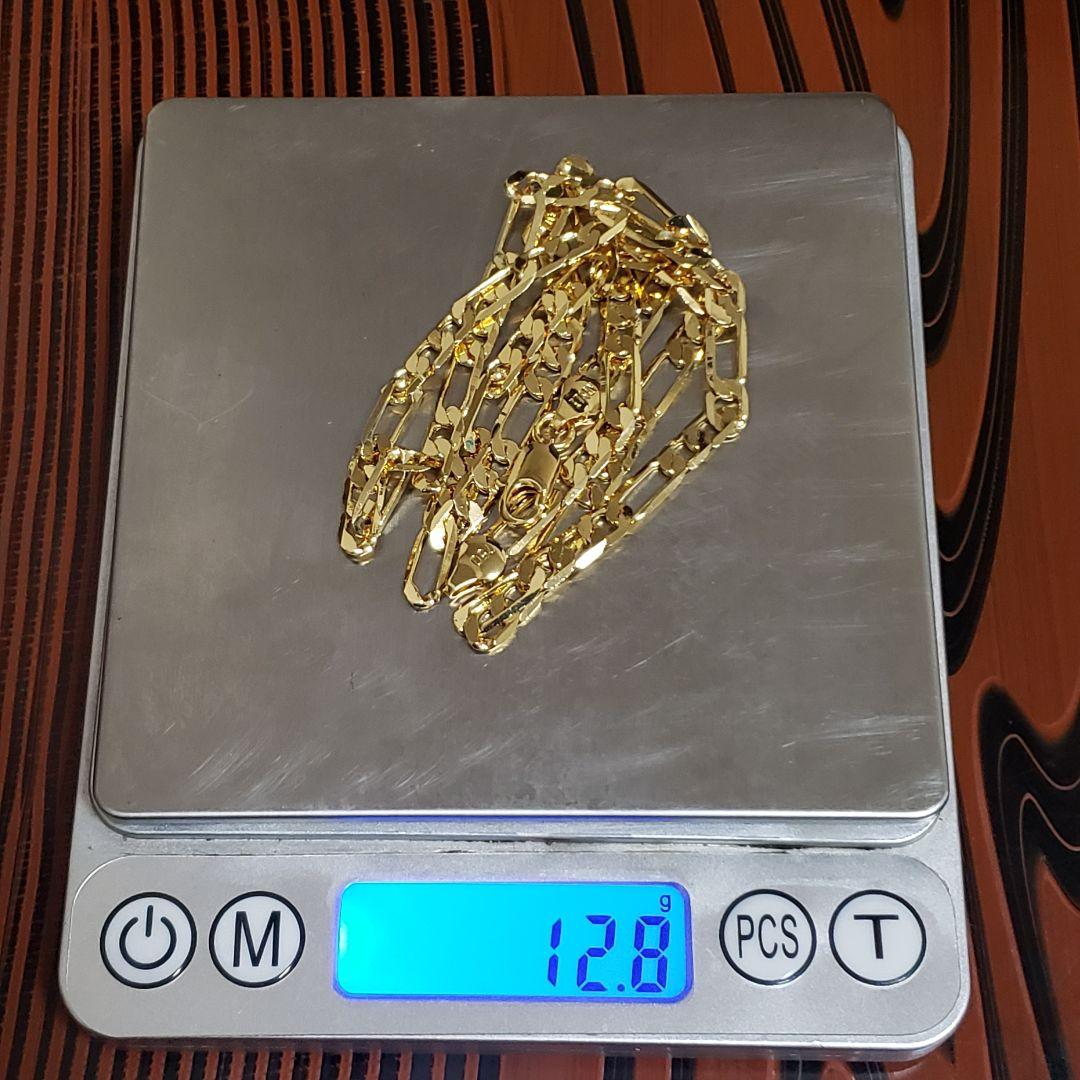 750Italy刻印あり ゴールドカラー ネックレス 12.8g　実家整理品
