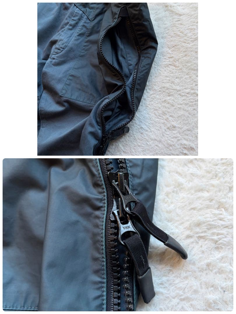 【激レア】ストーンアイランド カーゴパンツ ロゴ パッチワーク 再構築 ブルー系