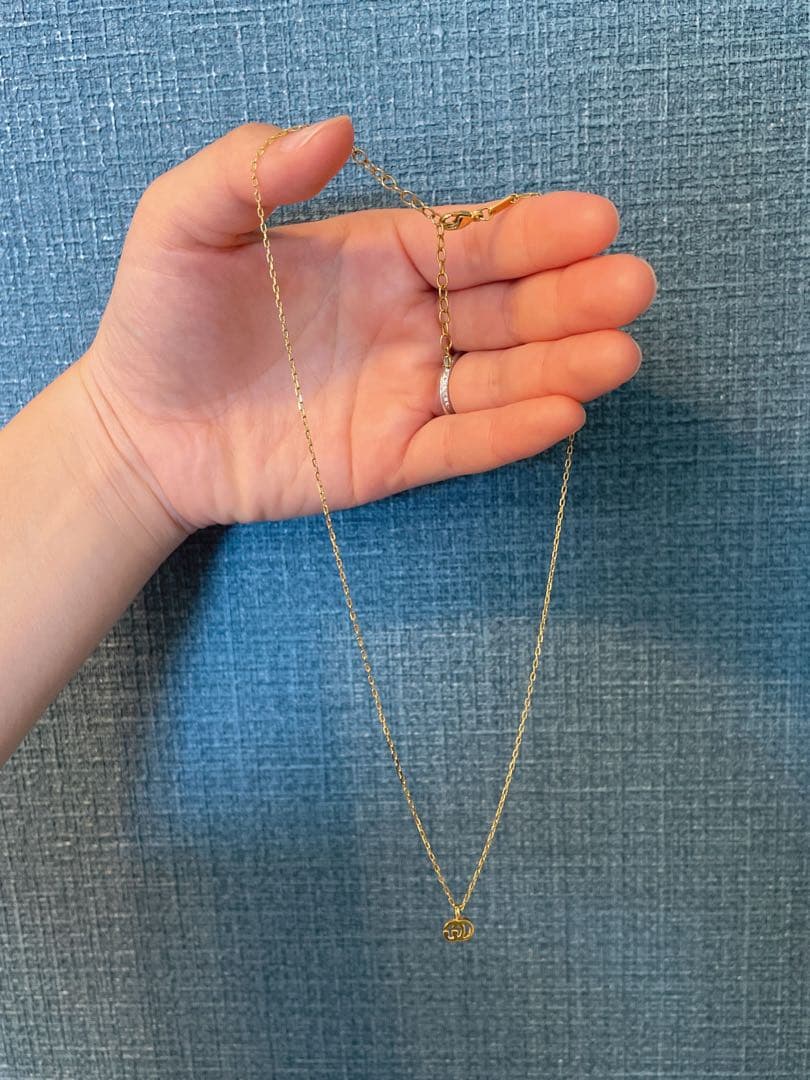 GUCCI ゴールド　ネックレス(付属品あり)