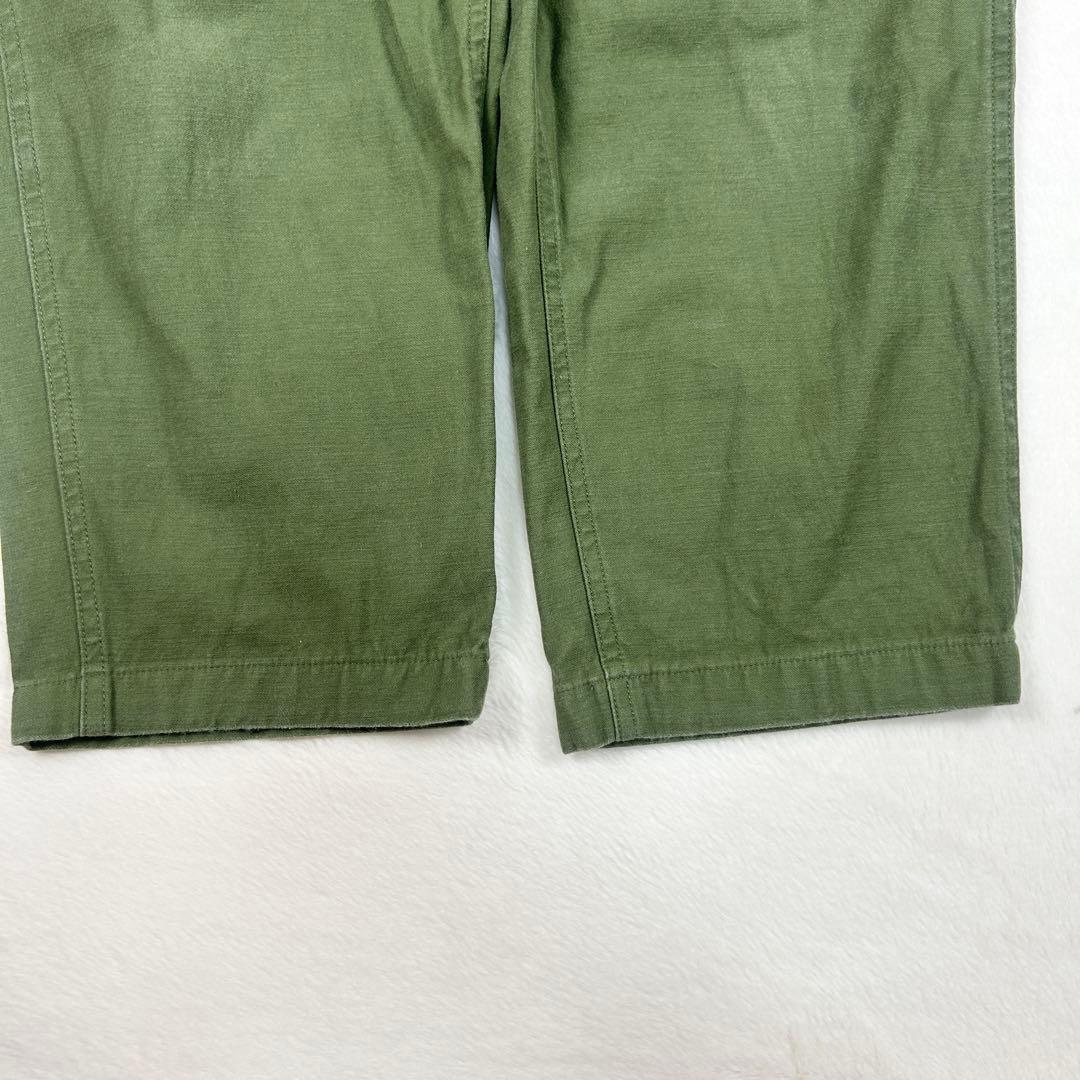 b1365✨美品✨【Shinzone】ベイカーパンツ　希少サイズ　40　カーキ