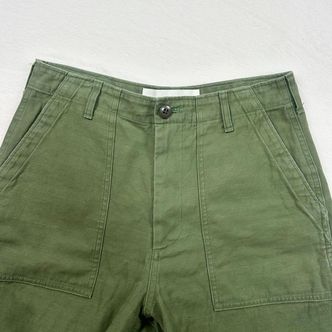 b1365✨美品✨【Shinzone】ベイカーパンツ　希少サイズ　40　カーキ