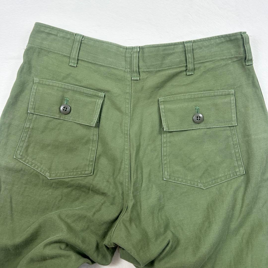 b1365✨美品✨【Shinzone】ベイカーパンツ　希少サイズ　40　カーキ