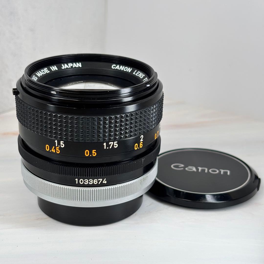 【極美品・整備済み品】Canon FD 50mm f1.4 S.S.C SSC