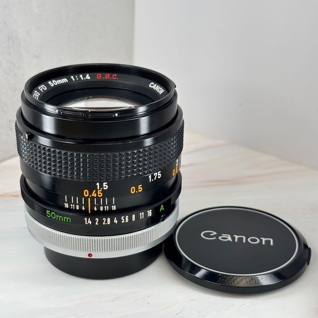 【極美品・整備済み品】Canon FD 50mm f1.4 S.S.C SSC