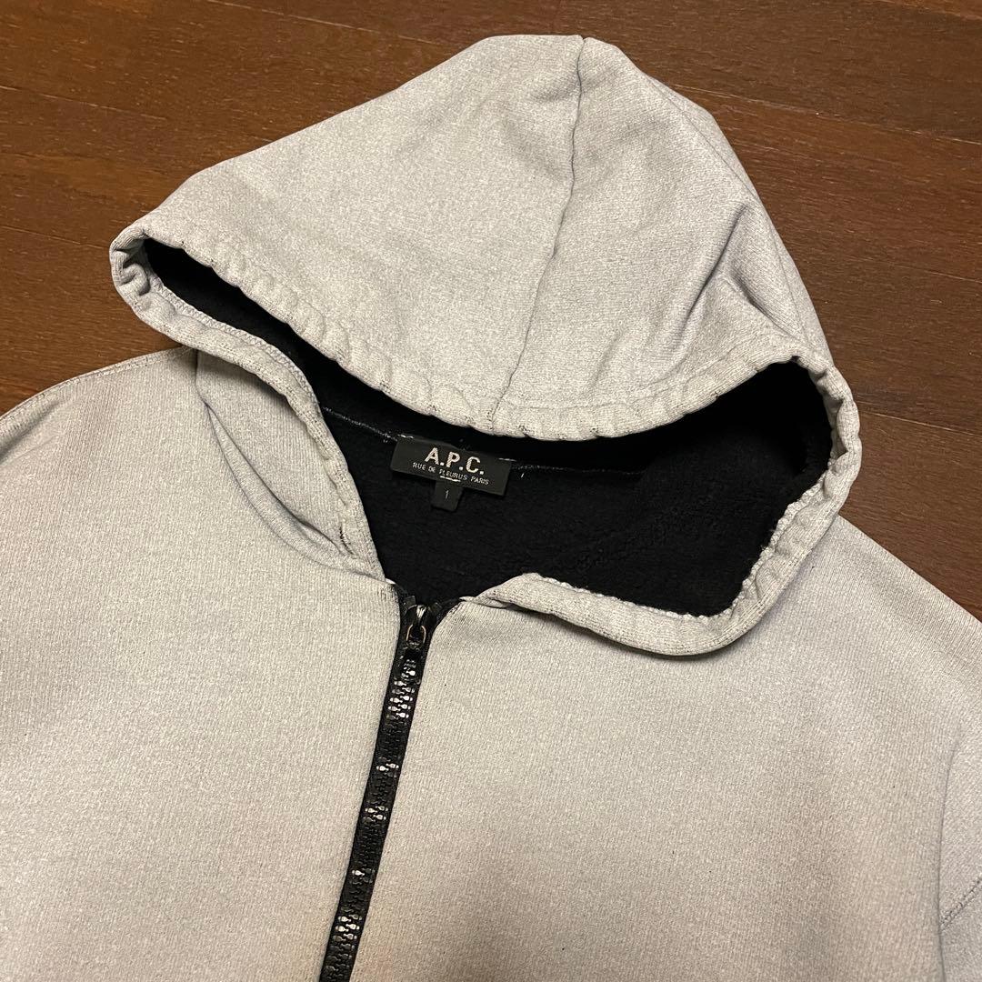 A.P.C. ETE 1999 コーティング加工 ZIPフーディー