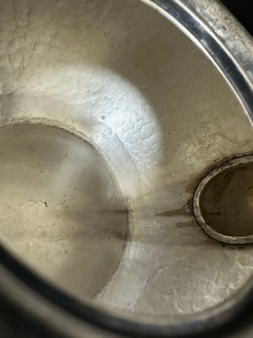 銀瓶　在銘　政晴 純銀　急須　666g 骨董　古美術