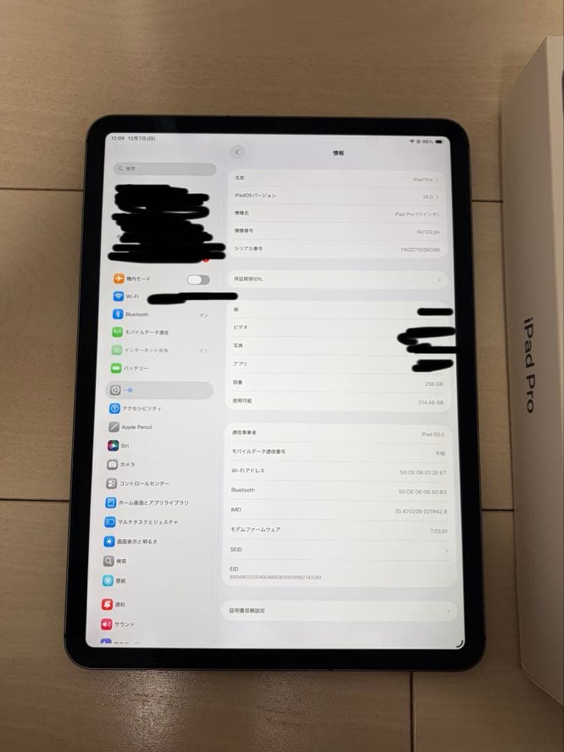 【美品】iPad Pro 11 1st 256GB セルラー版