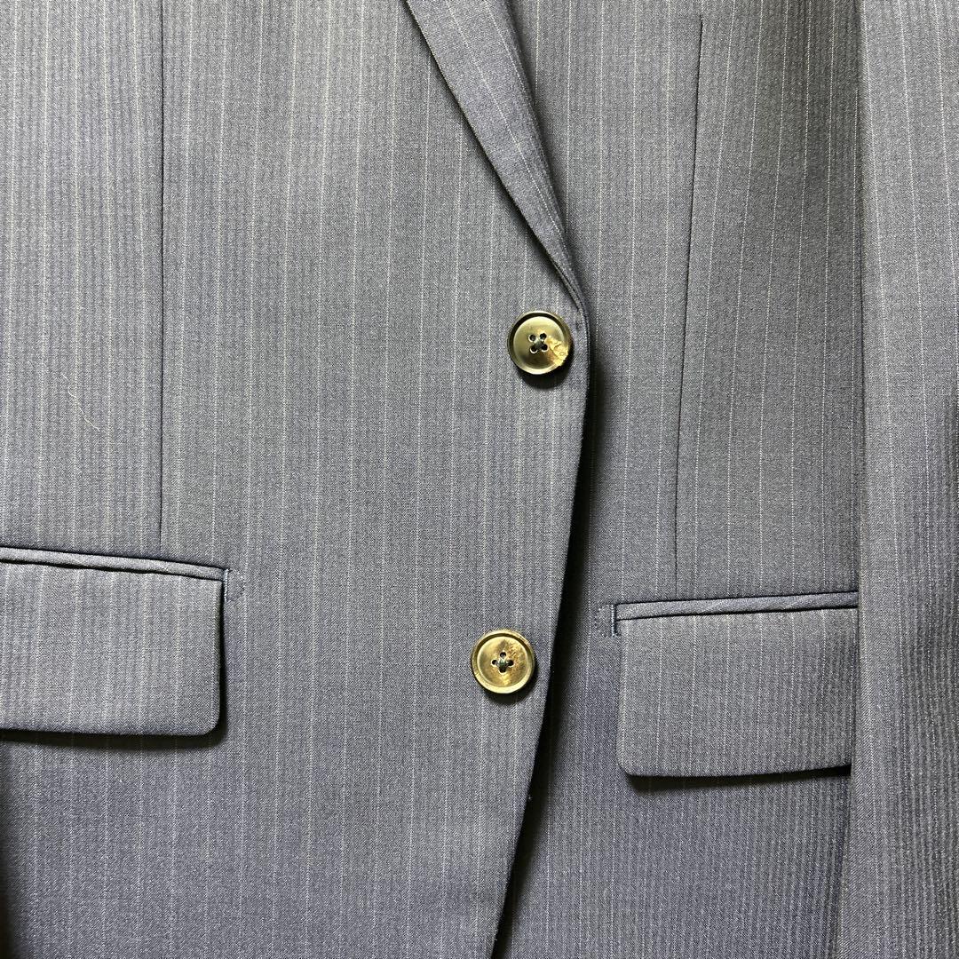 『新品未使用』ネイビー ストライプ スーツ