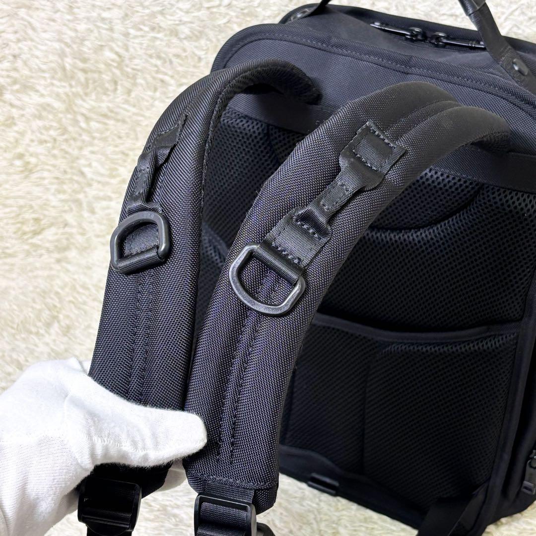 【極美品】トゥミ ALPHA3 ビジネスリュック 大容量 多機能 ブラック