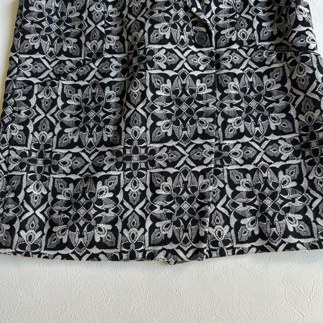 RADIATE ラディエイト 総柄ジャガード ベスト ジレ 9号