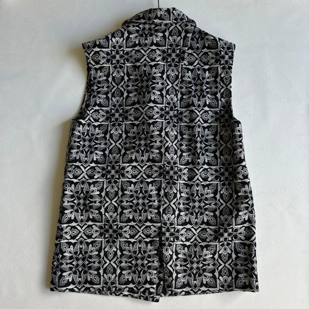 RADIATE ラディエイト 総柄ジャガード ベスト ジレ 9号