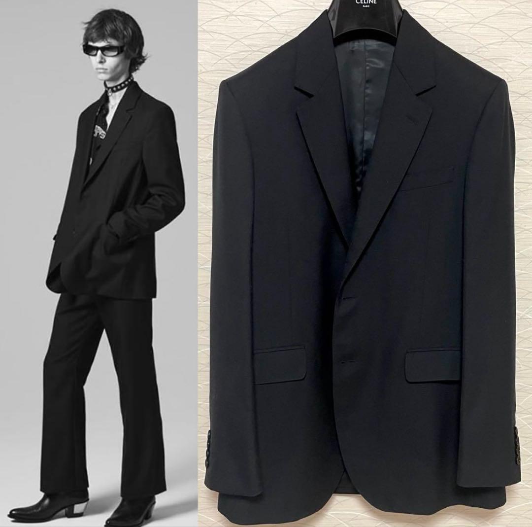 【早い者勝ち22SSCeline キャンペーンルックテーラードジャケット44XS