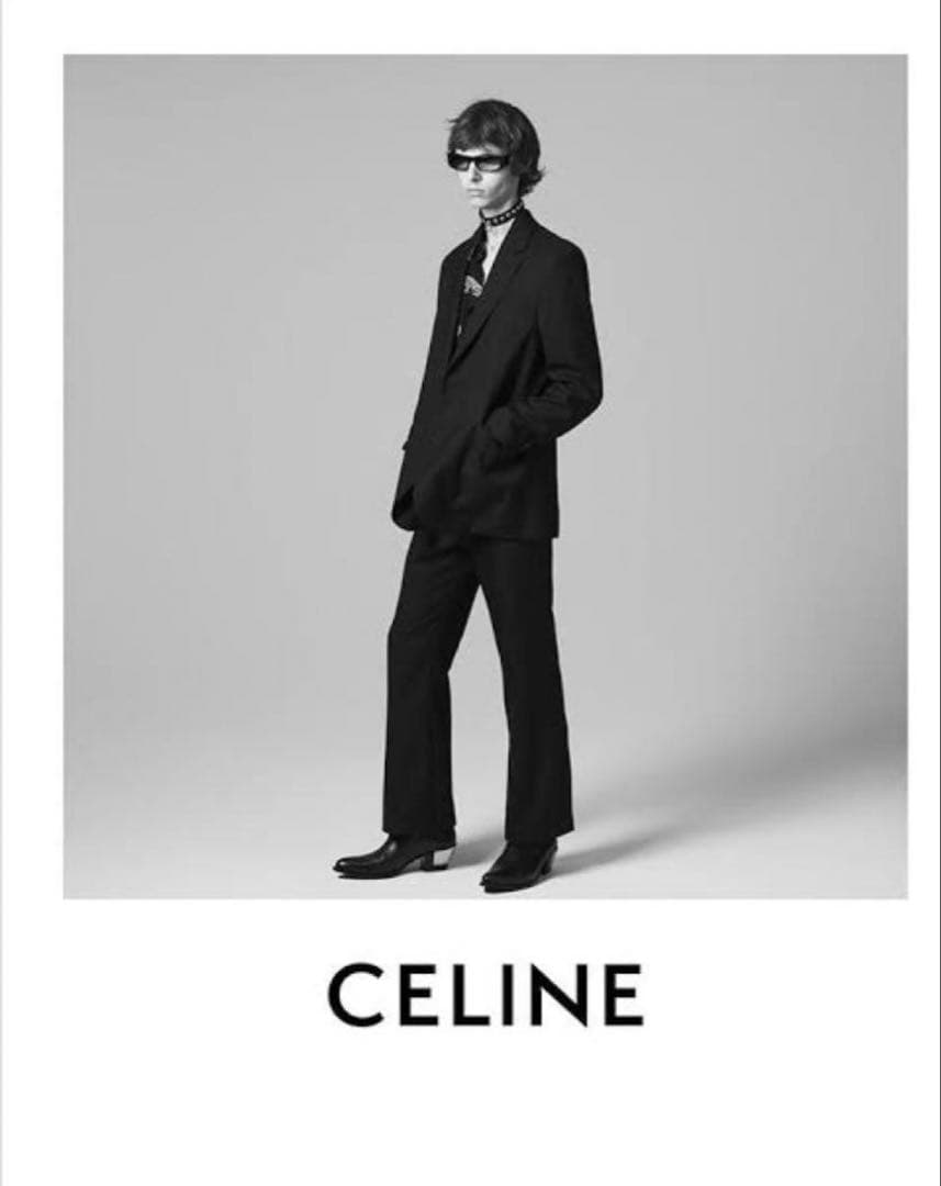 【早い者勝ち22SSCeline キャンペーンルックテーラードジャケット44XS