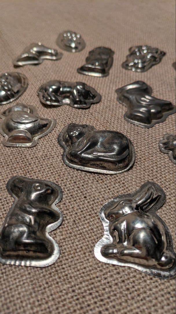 ヴィンテージ チョコレート型 17個セット ブリキ製 モールド CT-1