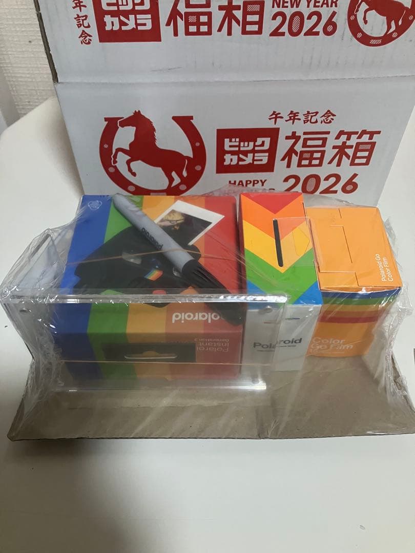 抜けなし　ビックカメラ福箱　2026 インスタントカメラ　ポラロイド