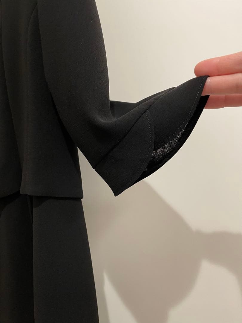トウキョウソワール 喪服礼服　洗える前開きワンピース(ジャケット付き) 15号