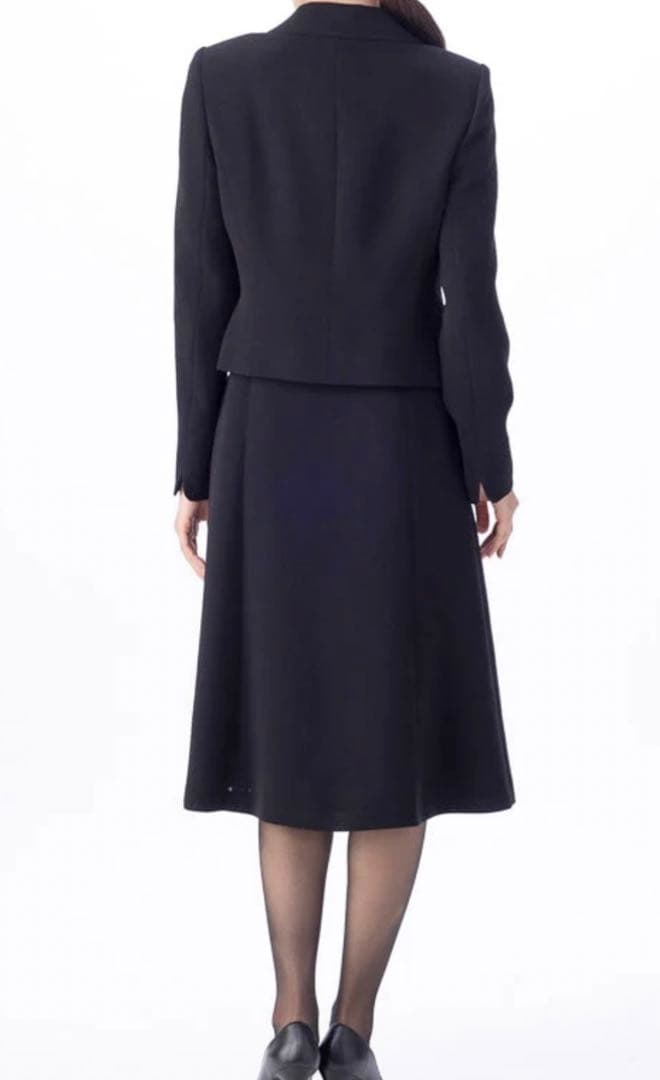トウキョウソワール 喪服礼服　洗える前開きワンピース(ジャケット付き) 15号
