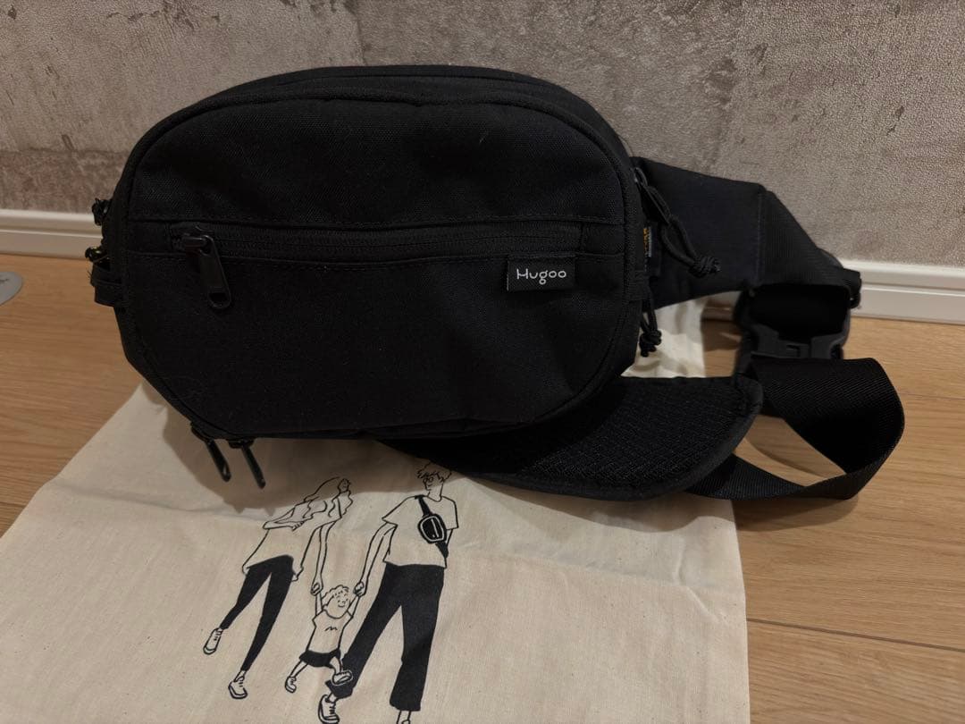 Hugoo ハグー ヒップシートショルダーバッグ　ベビー スリング 抱っこ紐
