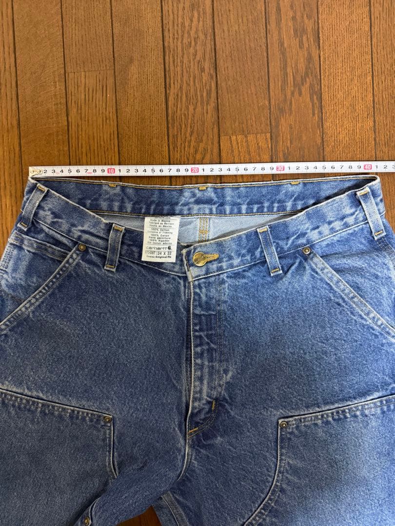 ウ*ん様 Carhartt カーハート ダブルニーデニム メキシコ製 W34 L