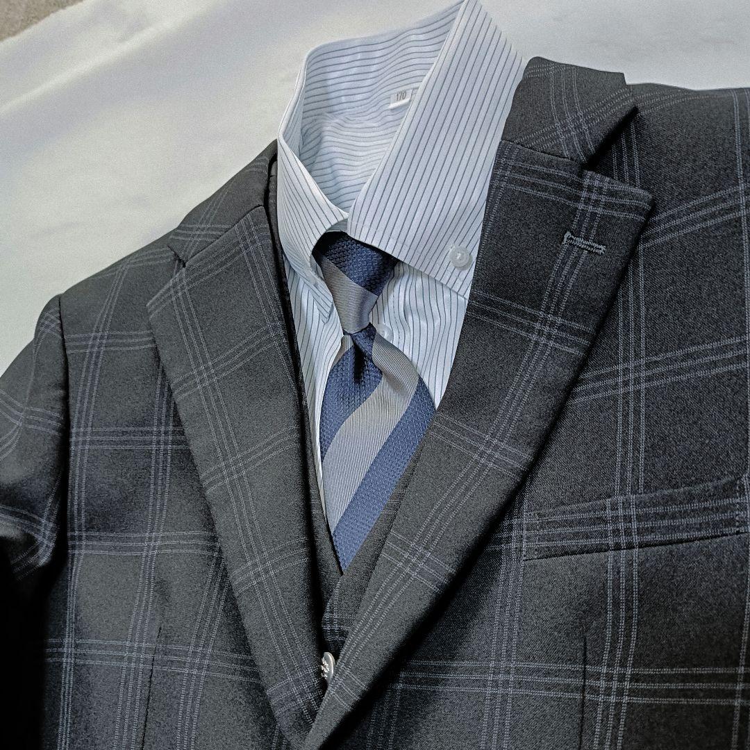 ワンダーファクトリー 170 スリーピース 5点セットフォーマルスーツ 卒服