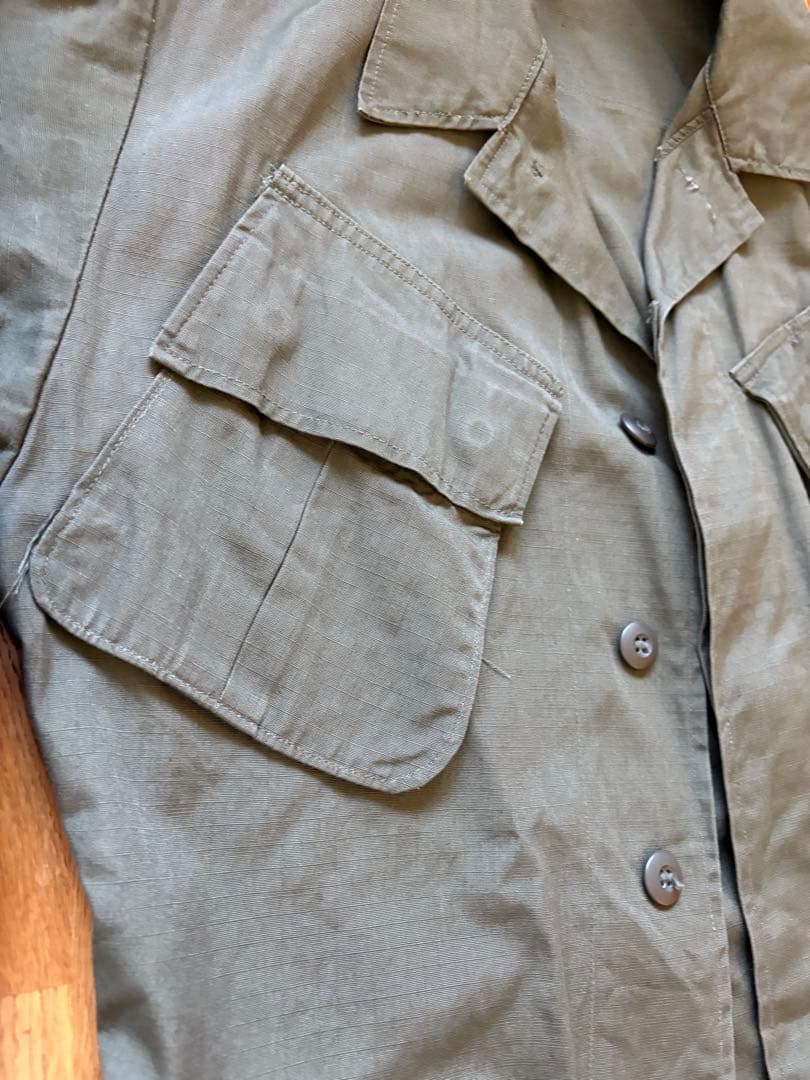 【1/2以降発送】米軍実物　ジャングルファティーグジャケット