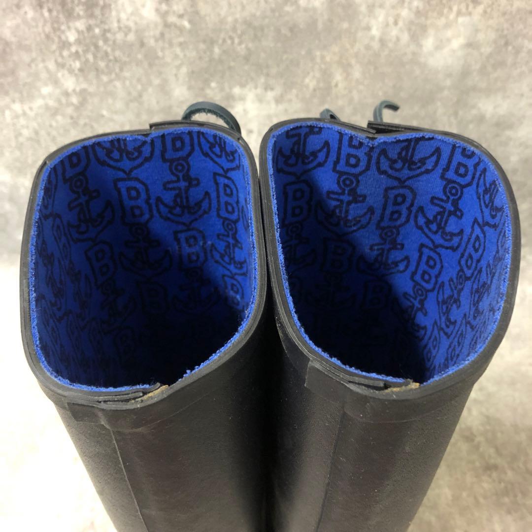 フォロー割■AIGLE BLUEBLUレインブーツ ネイビー ハリランH.R.M