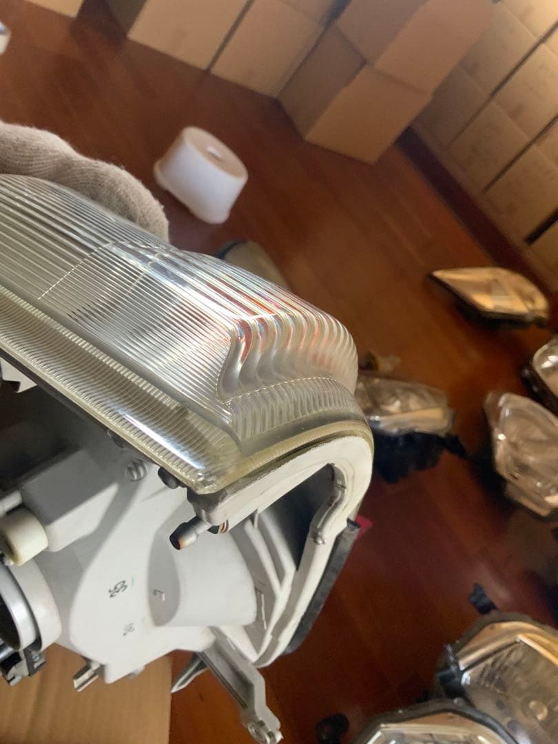 13枚目傷　8枚目ペンキ　ダイナ デュトロ 純正 ヘッドライトユニット 左